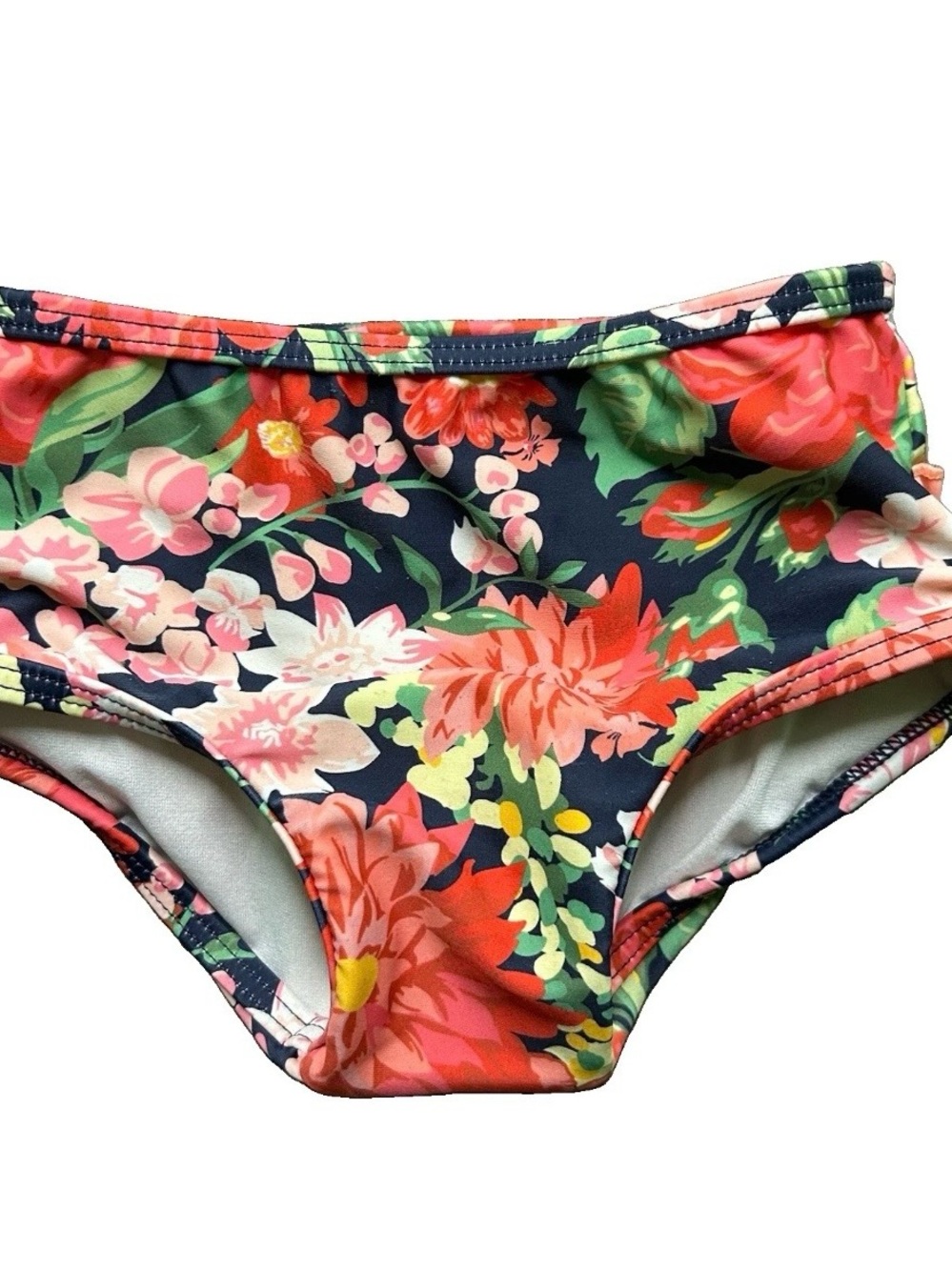 Toddler Girl Ruffle Butts Floral Swim Bottoms Size 18-24 Months
